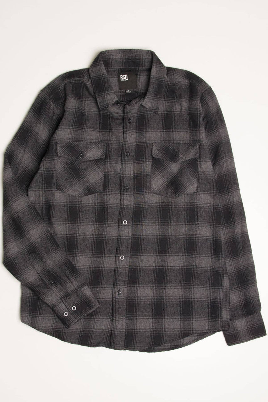 Black RSQ Flannel Shirt 4210