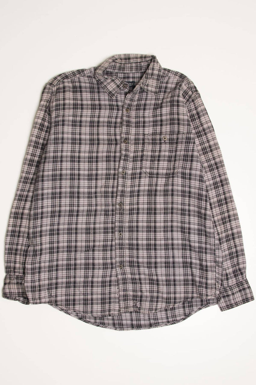 Grey Faded Glory Flannel Shirt 4211