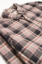 Grey G.H. Bass Flannel Shirt 4212