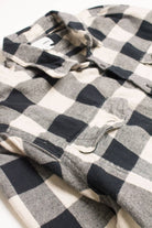 Black & Ecru Sonoma Flannel Shirt 4218