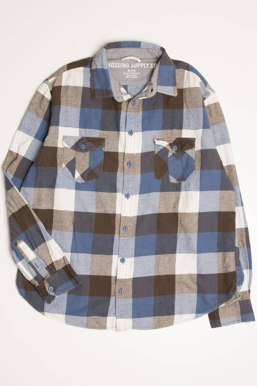 Blue Mossimo Flannel Shirt 4221