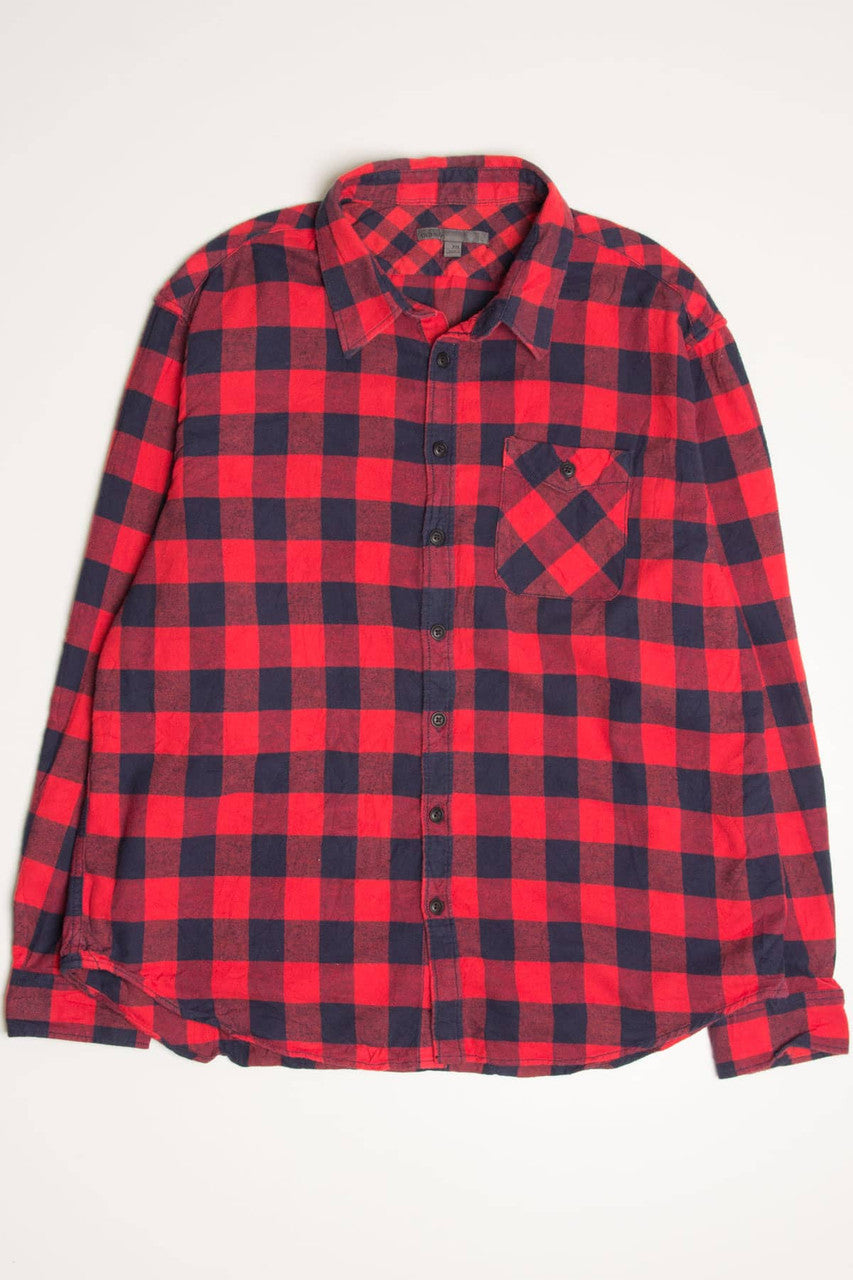 Red Old Navy Flannel Shirt 4224