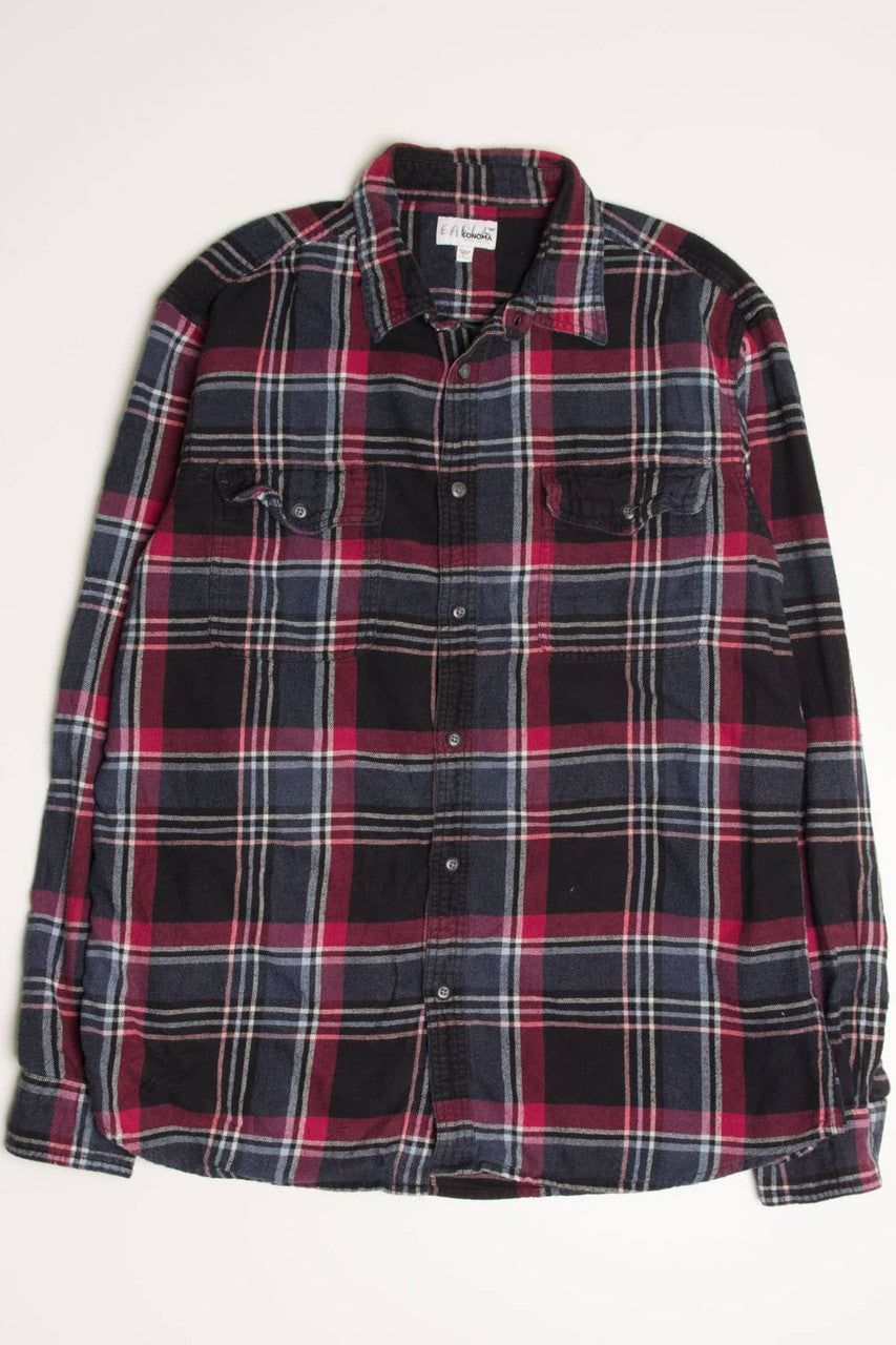 Black Sonoma Flannel Shirt 4227