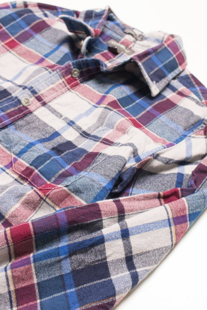 Blue Eddie Bauer Flannel Shirt 4229