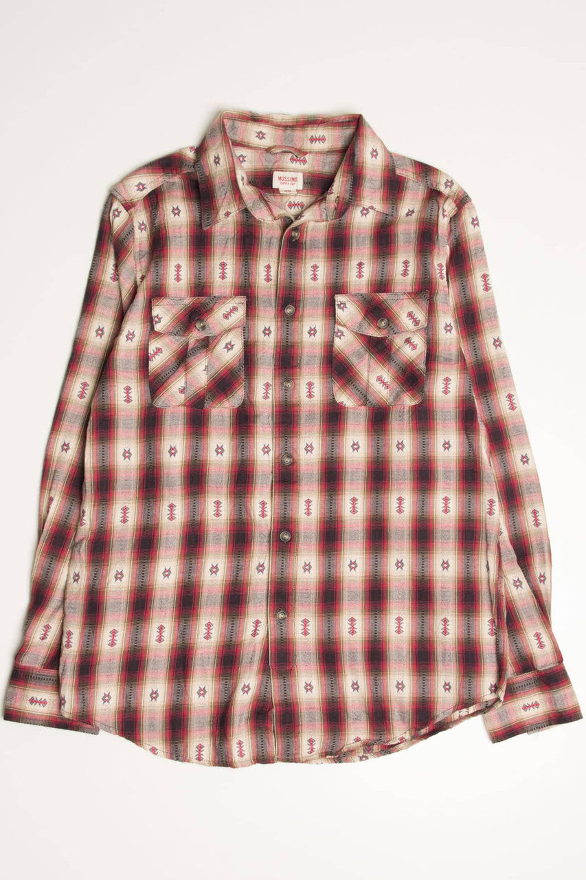 Diamond Plaid Mossimo Flannel Shirt 4230