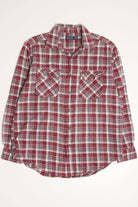 Red Faded Glory Flannel Shirt 4236