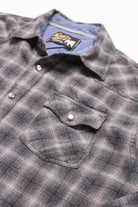 Grey Duke's Bark Flannel Shirt 4237