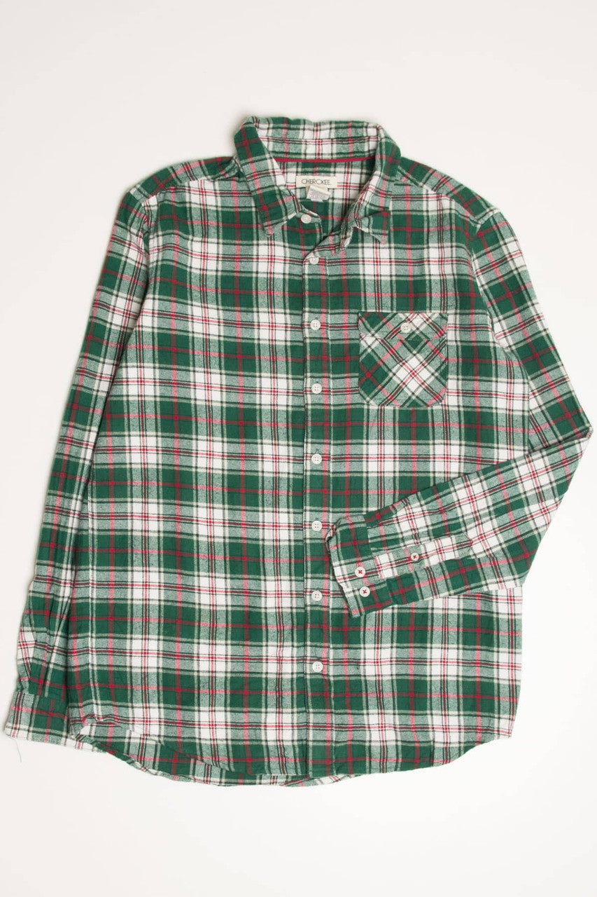 Green Cherokee Flannel Shirt 4250