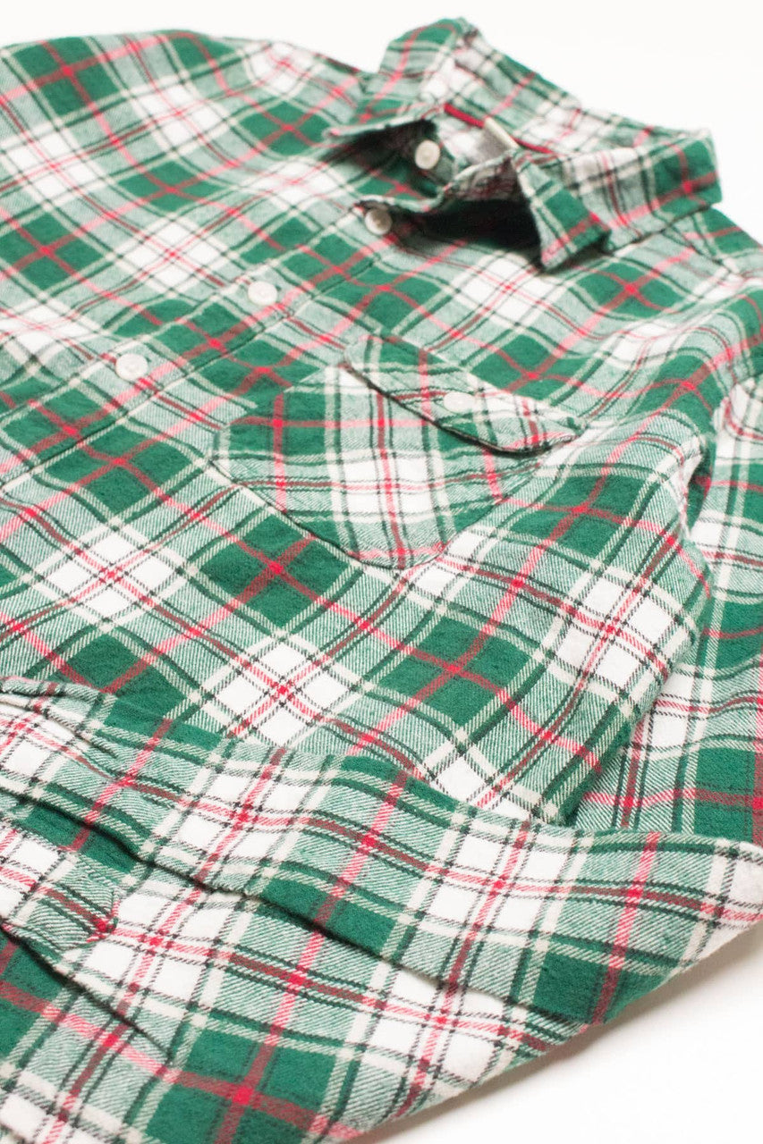 Green Cherokee Flannel Shirt 4250