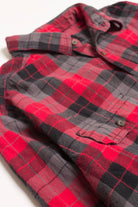 Red Faded Glory Flannel Shirt 4259