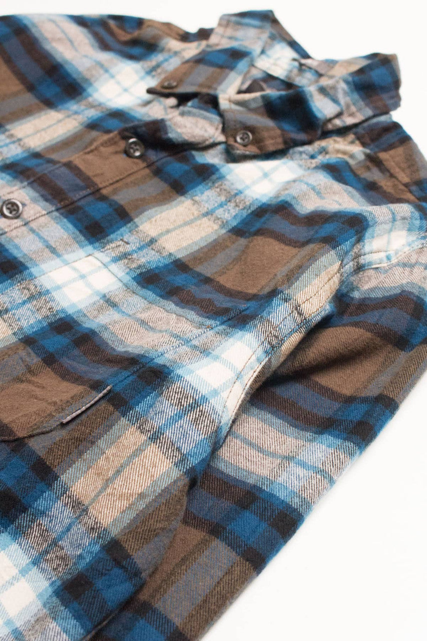 Blue Eddie Bauer Flannel Shirt 4262