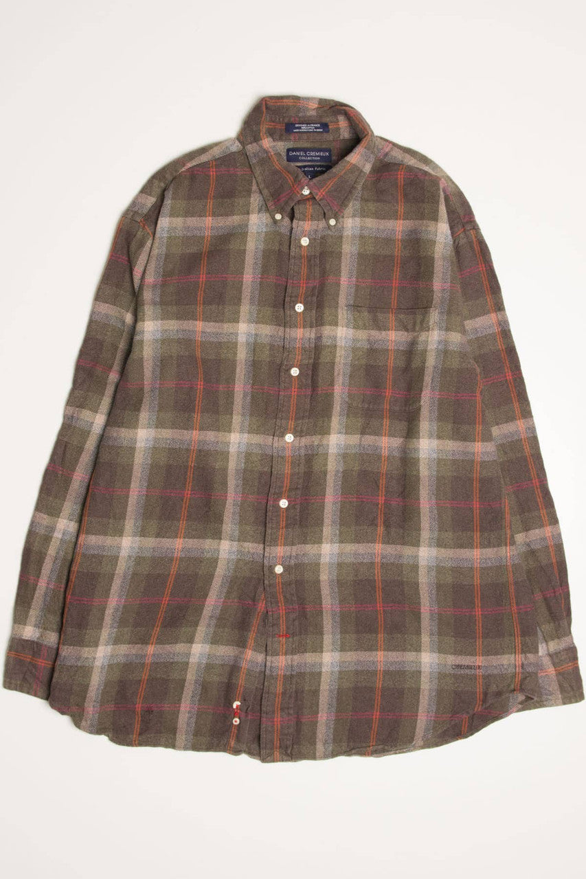Brown Daniel Cremieux Flannel Shirt 4271