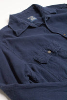 Navy Faded Glory Flannel Shirt 4272