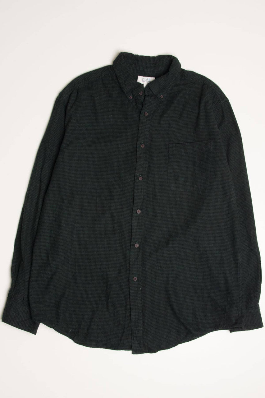 Green Croft & Barrow Flannel Shirt 4276