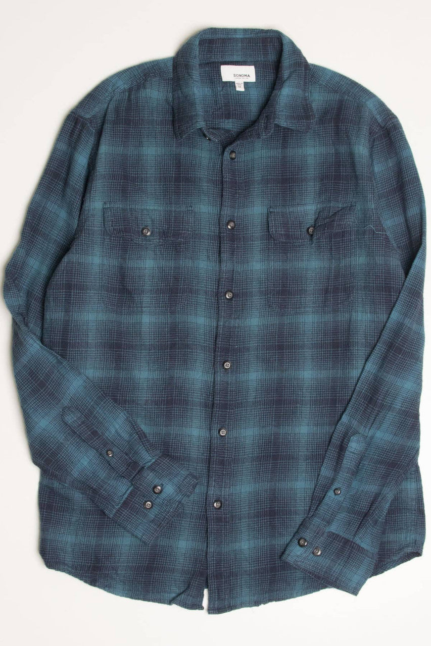 Teal Sonoma Flannel Shirt 4281