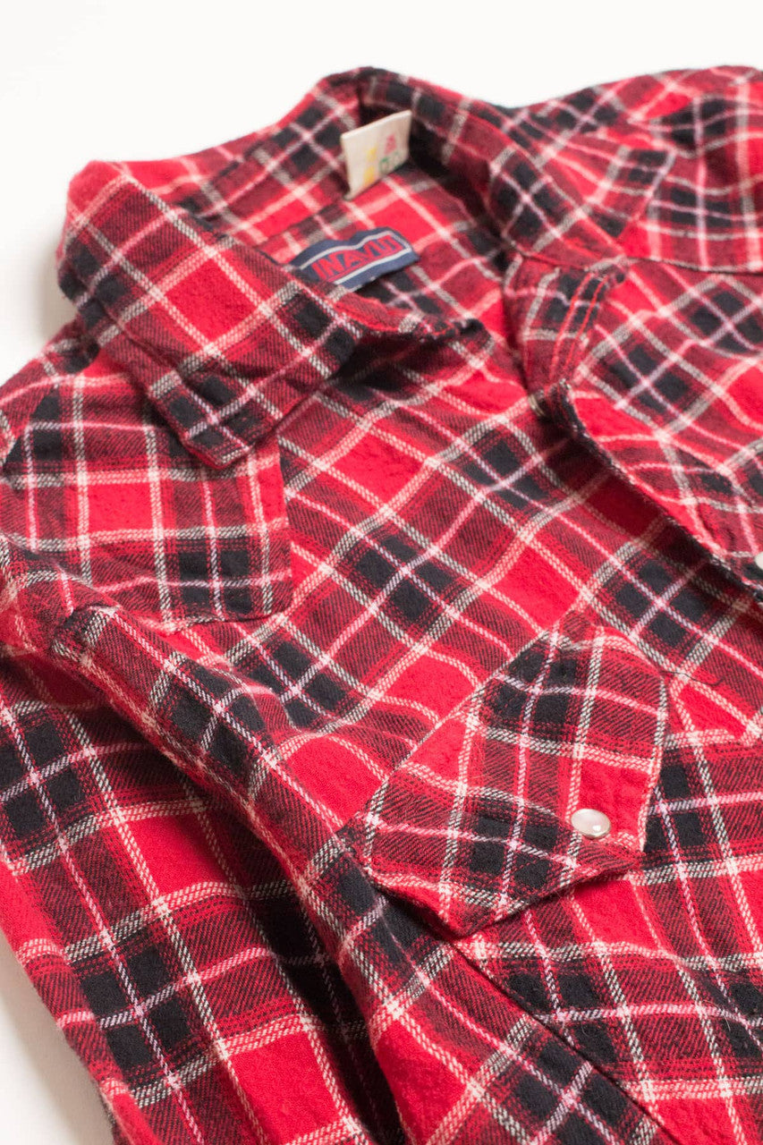 Red Nunavut Flannel Shirt 4283