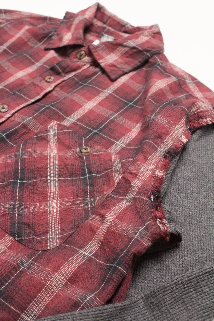 Thermal Sleeve Blue Mountain Flannel Shirt 4291