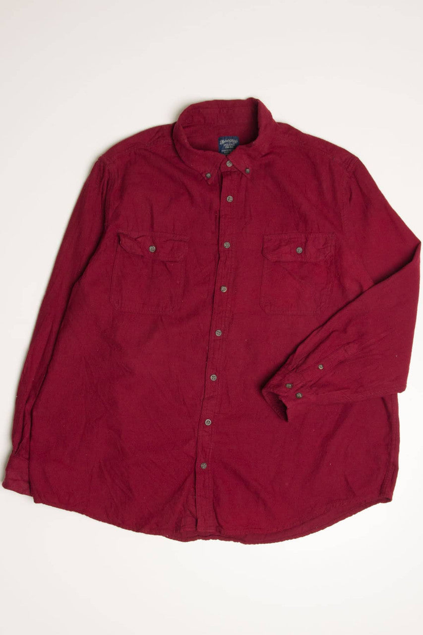 Red Faded Glory Flannel Shirt 4292
