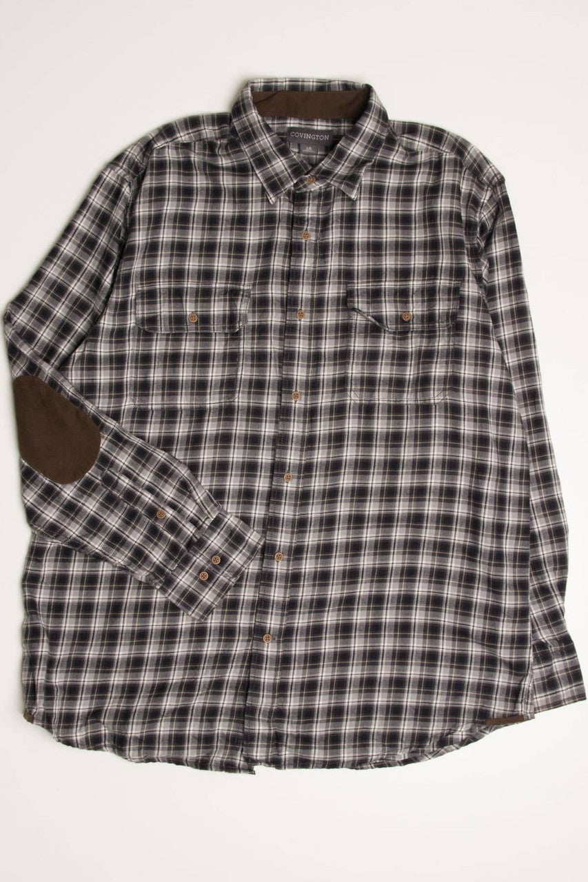 Covington Patch Elbows Flannel Shirt 4298