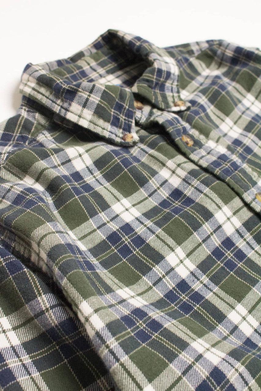 Green Croft & Barrow Flannel Shirt 4303