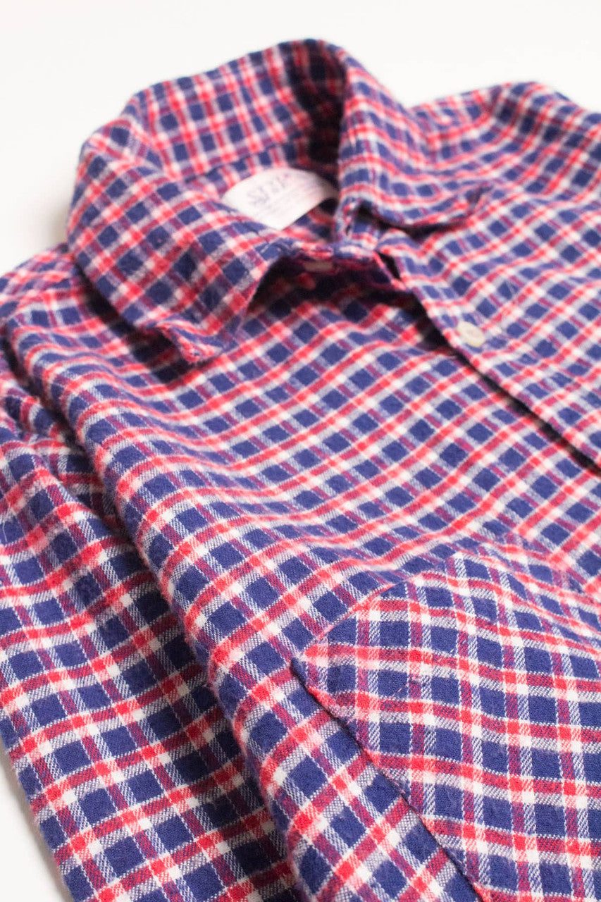 Vintage Style Wise Flannel Shirt 4307
