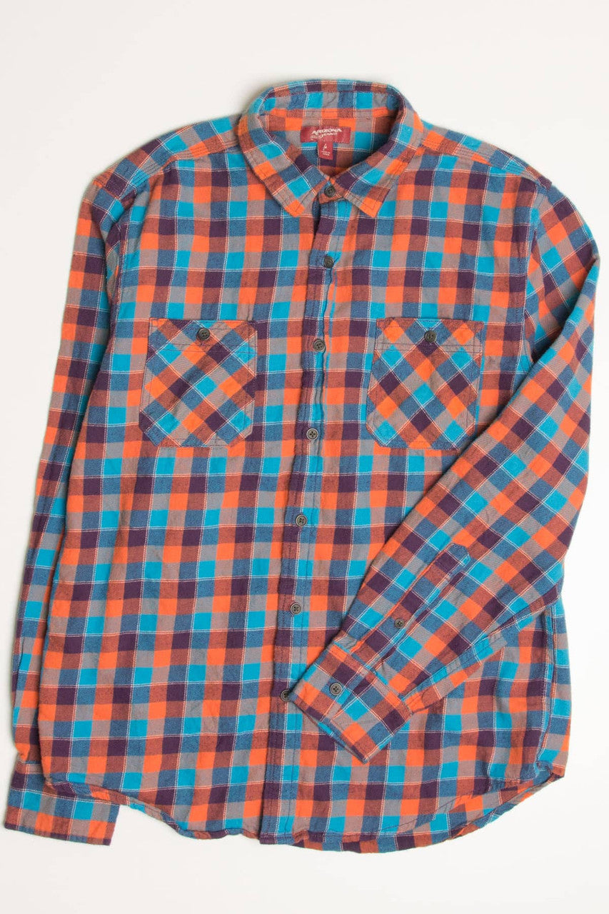 Orange & Blue Arizona Jean Flannel Shirt 4310