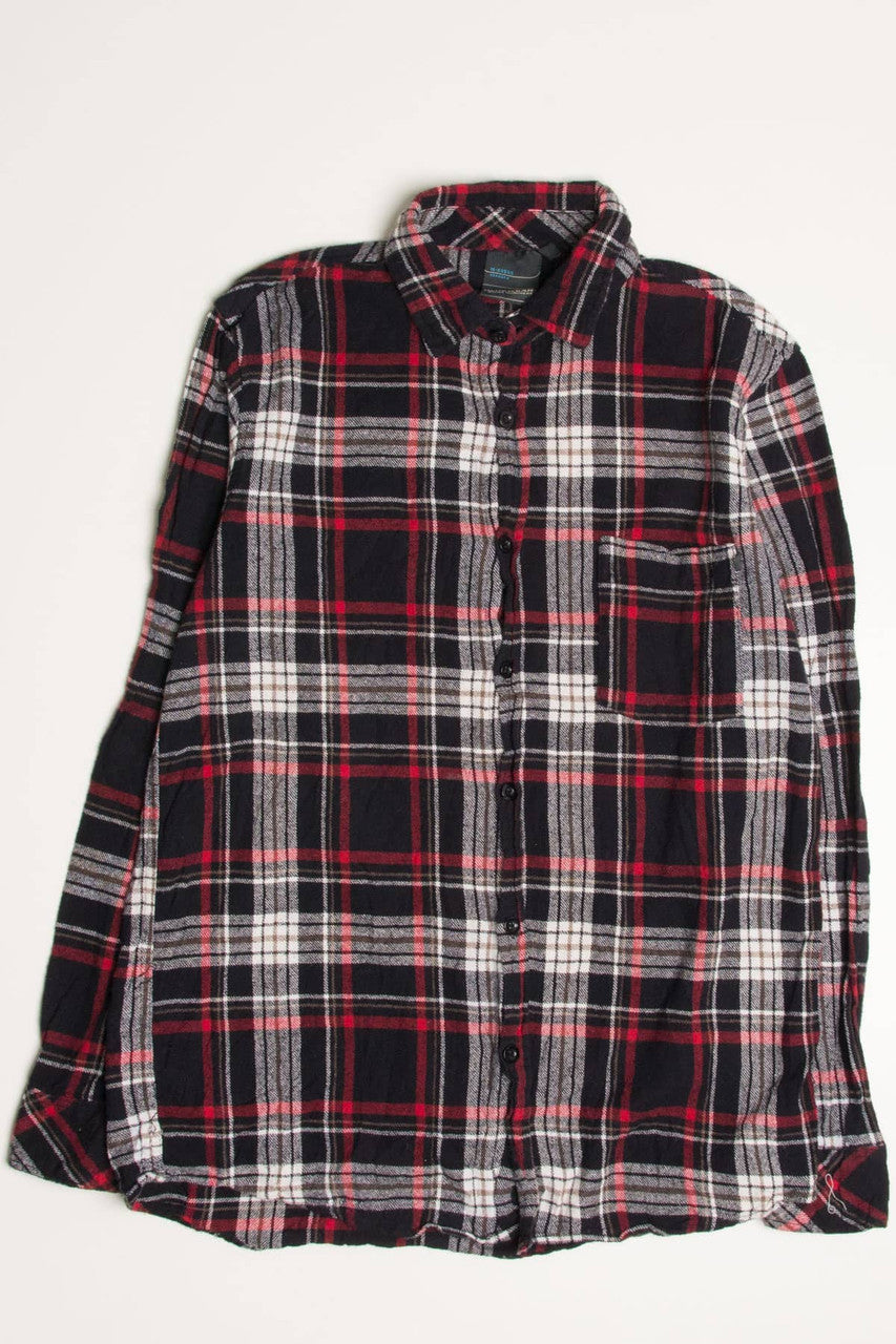 Vintage Black Flannel Shirt 4311