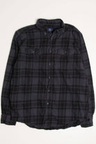 Black George Flannel Shirt 4315