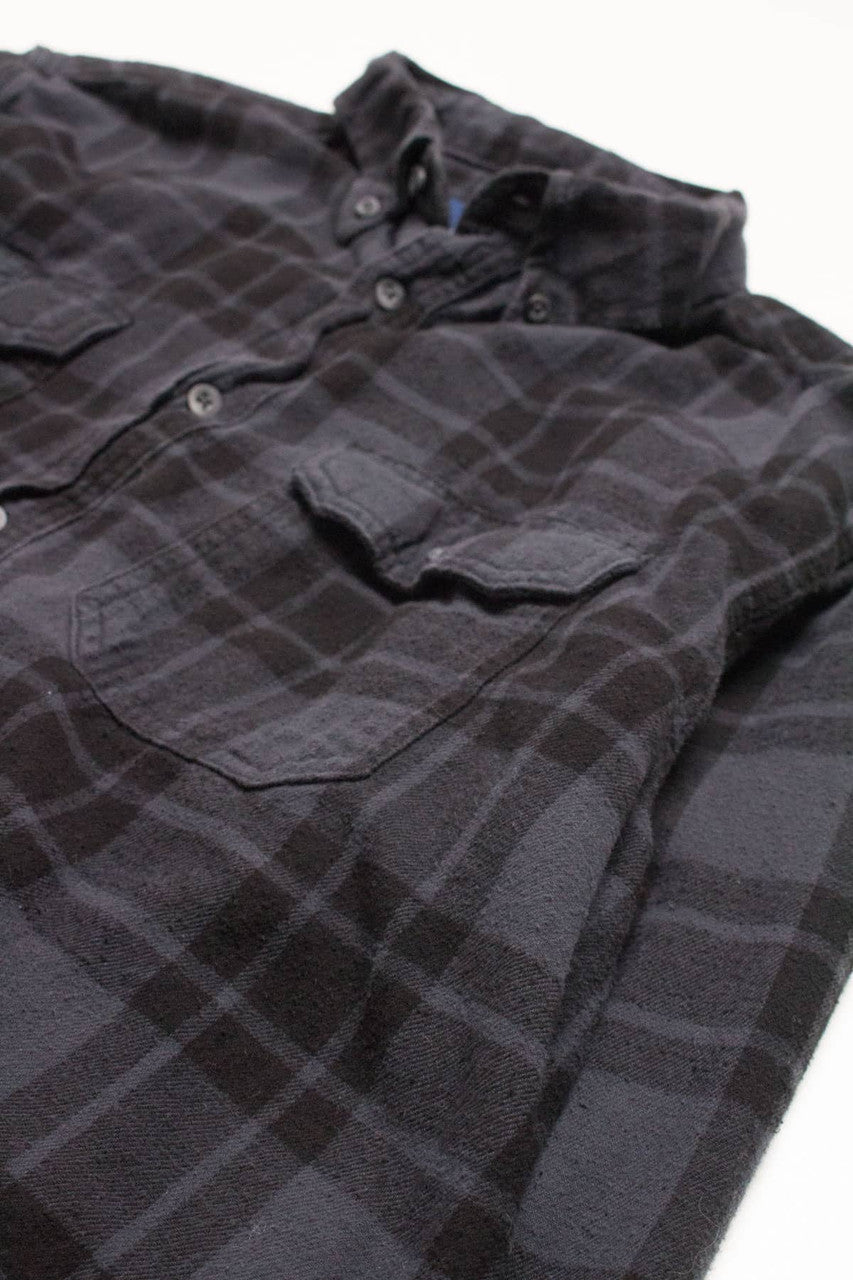 Black George Flannel Shirt 4315