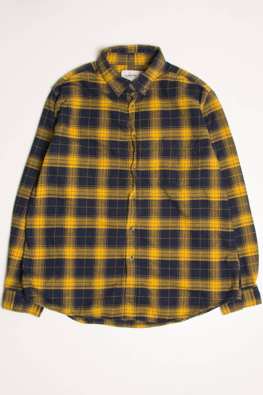 Mustard Goodfellow Flannel Shirt 4319