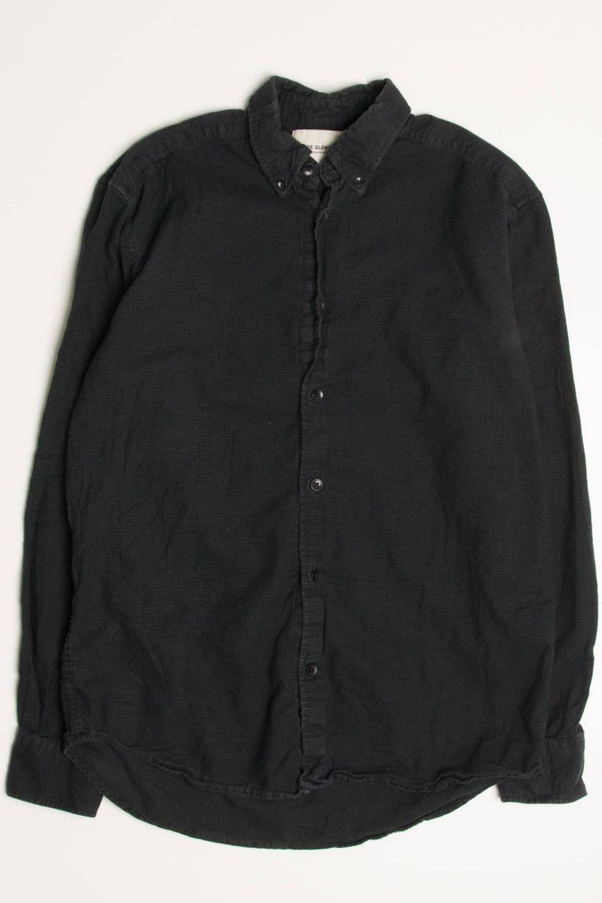 Black Striped These Glory Days Flannel Shirt 4324