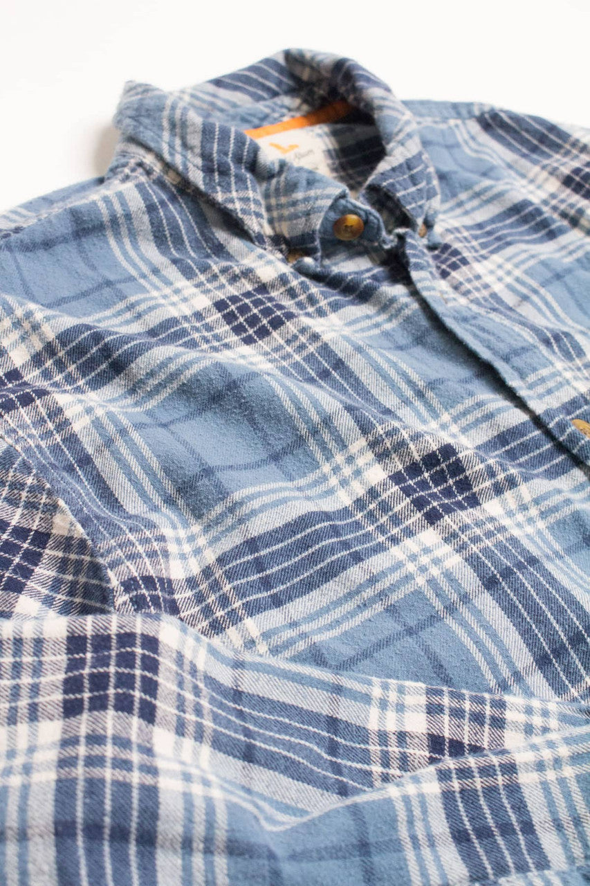 Blue Field & Stream Flannel Shirt 4327