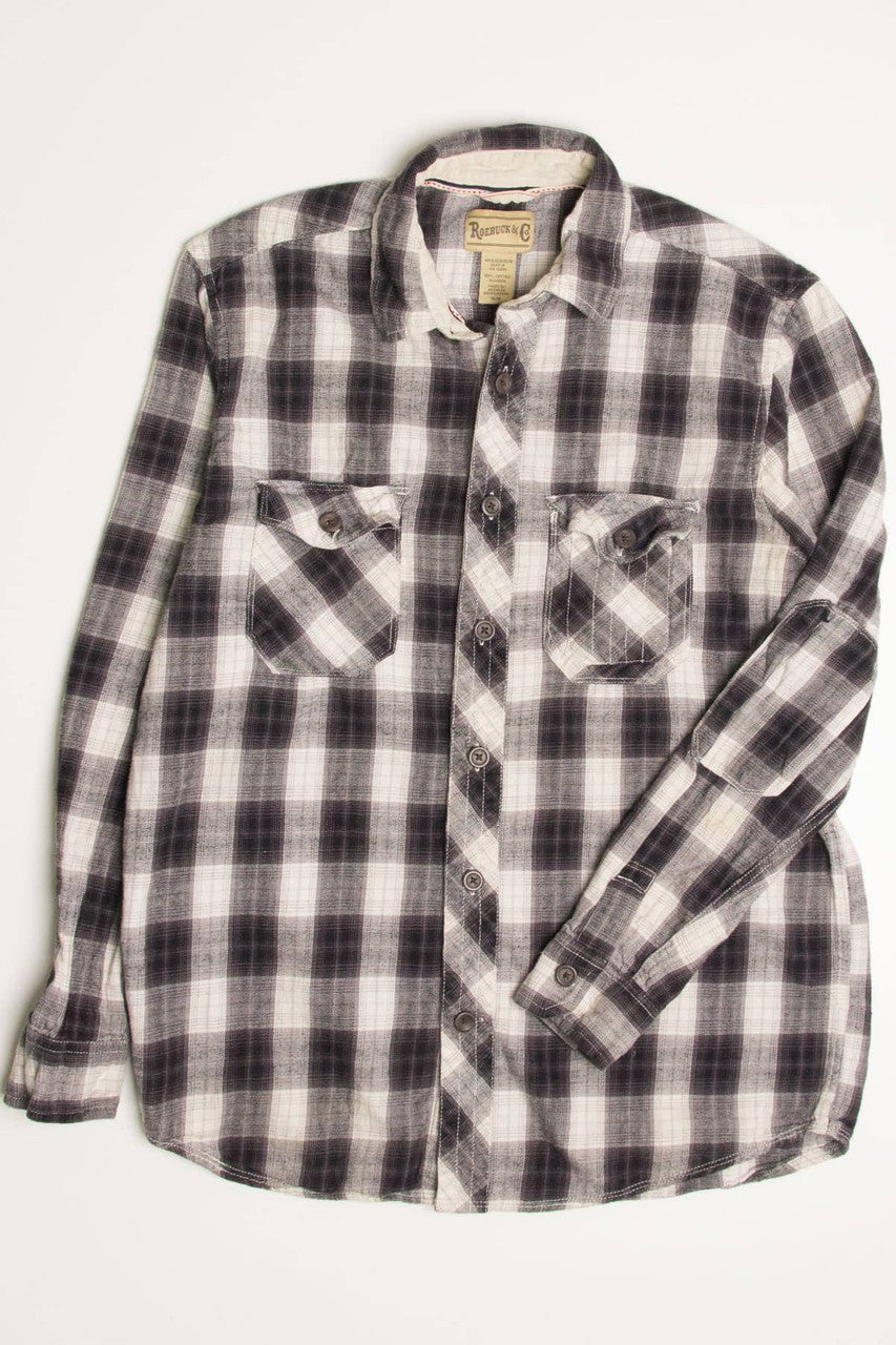 Black Roebucks Flannel Shirt 4328