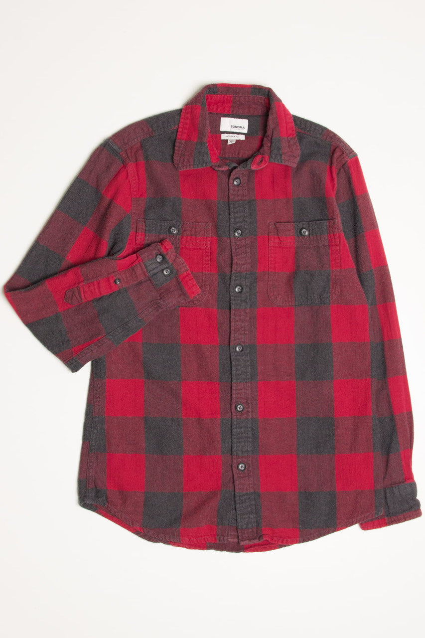 Red Sonoma Flannel Shirt 4339