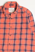 Orange St. John's Bay Flannel Shirt 4347
