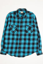 Bright Blue Arizona Flannel Shirt 4352