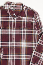 Burgundy Flannel Shirt 4365