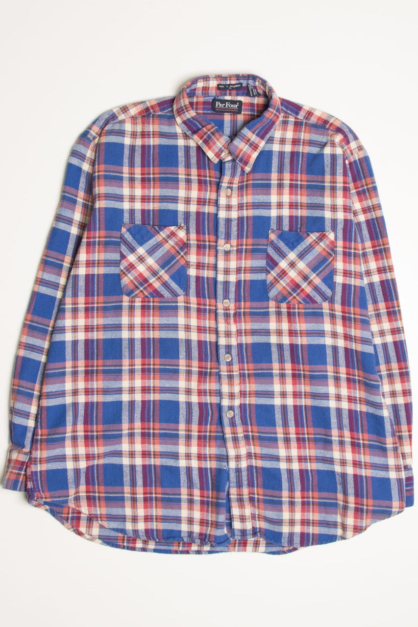 Vintage Par Four Flannel Shirt 4371