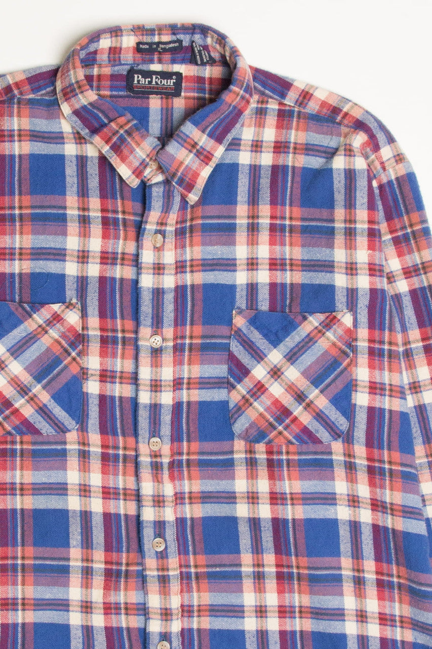 Vintage Par Four Flannel Shirt 4371