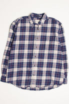 Blue St. John's Bay Flannel Shirt 4382