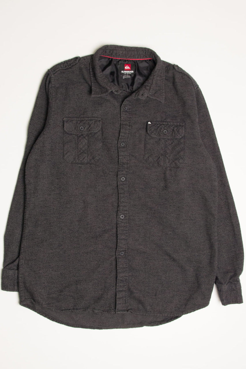 Charcoal Quicksilver Flannel Shirt 4385