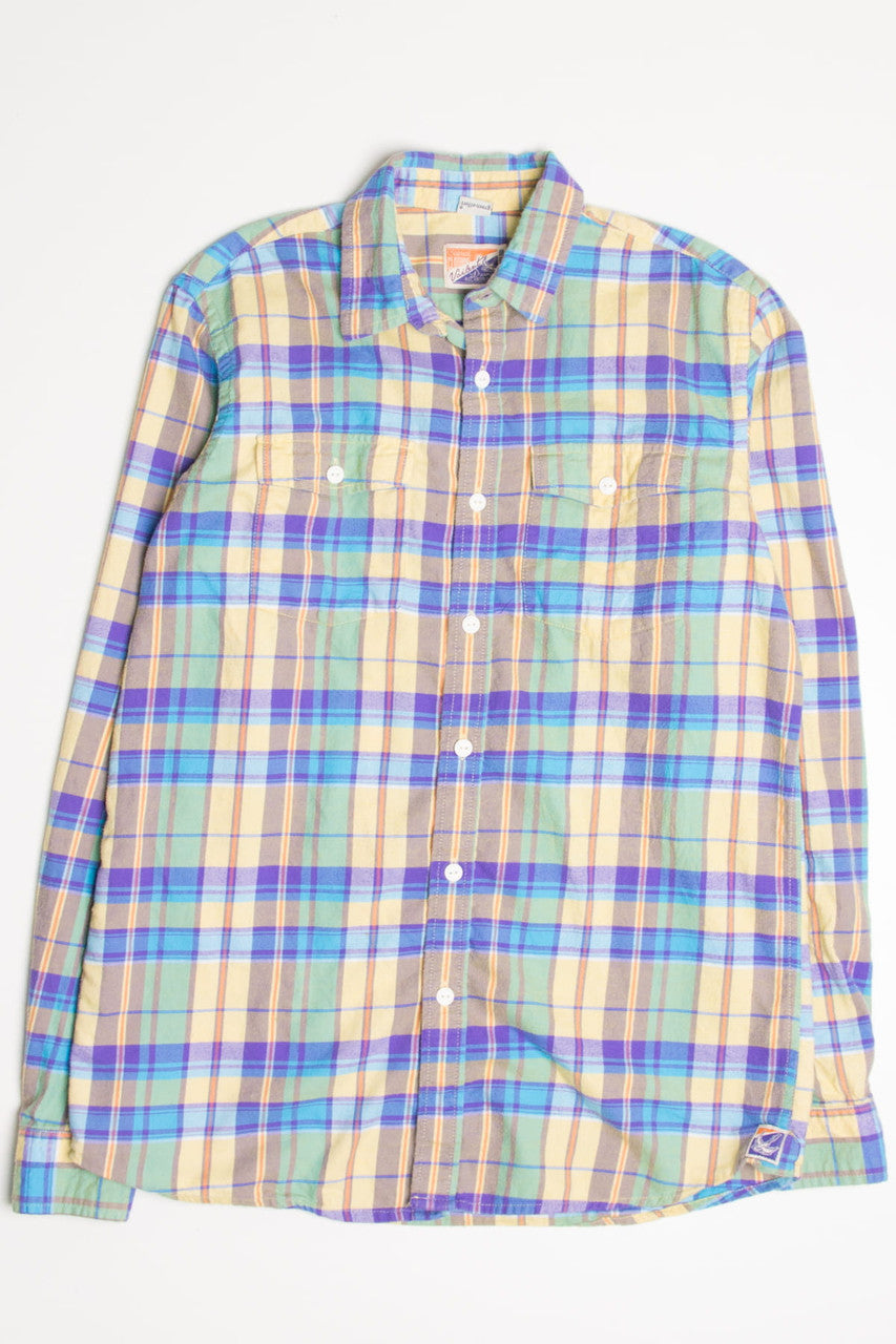 Pastel Yellow Vailent Flannel Shirt 4397