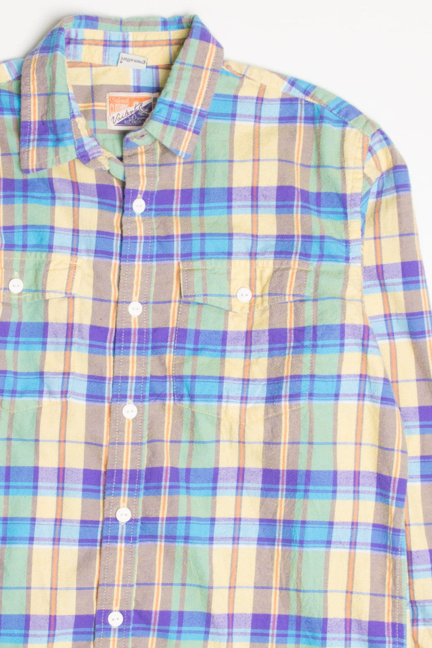 Pastel Yellow Vailent Flannel Shirt 4397