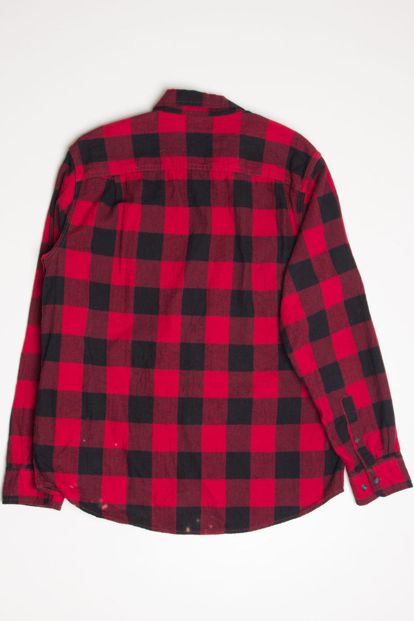 Red Bleach Spotted Flannel Shirt 4405 – Ragstock