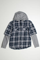 Vintage H&M Flannel Shirt Hoodie