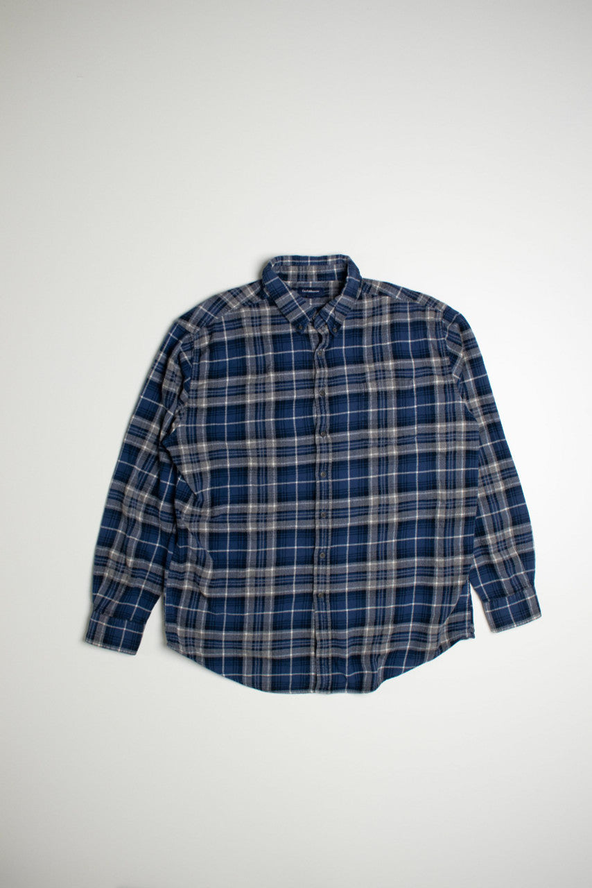 Vintage Croft and Barrow Blue Flannel Shirt