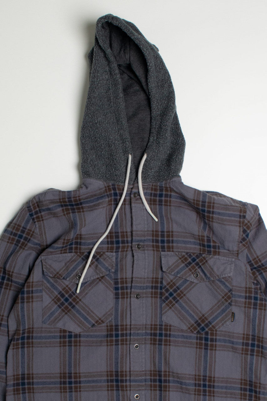 Vintage Quicksilver Flannel Hoodie
