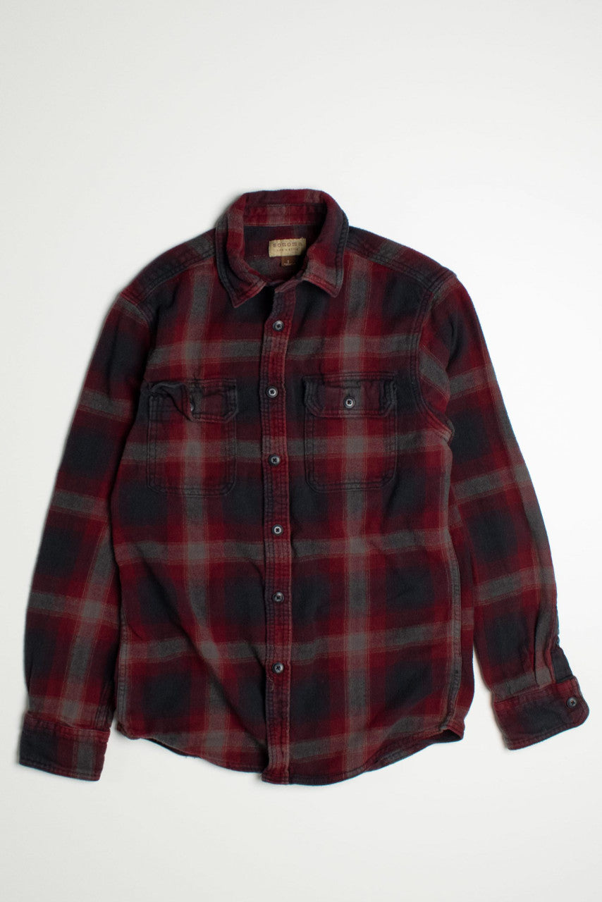 Vintage Sonoma Flannel Shirt 1