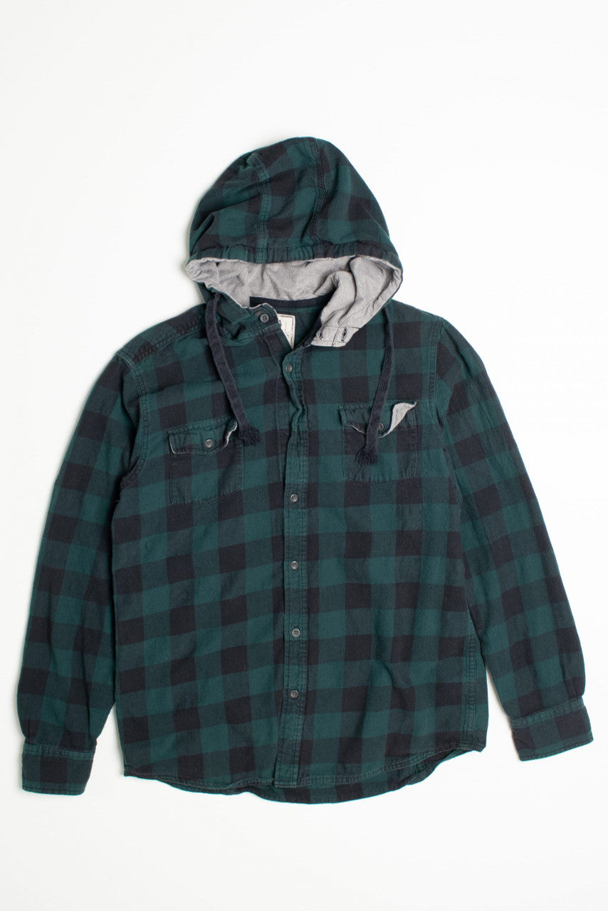 Vintage g:21 Flannel Hoodie