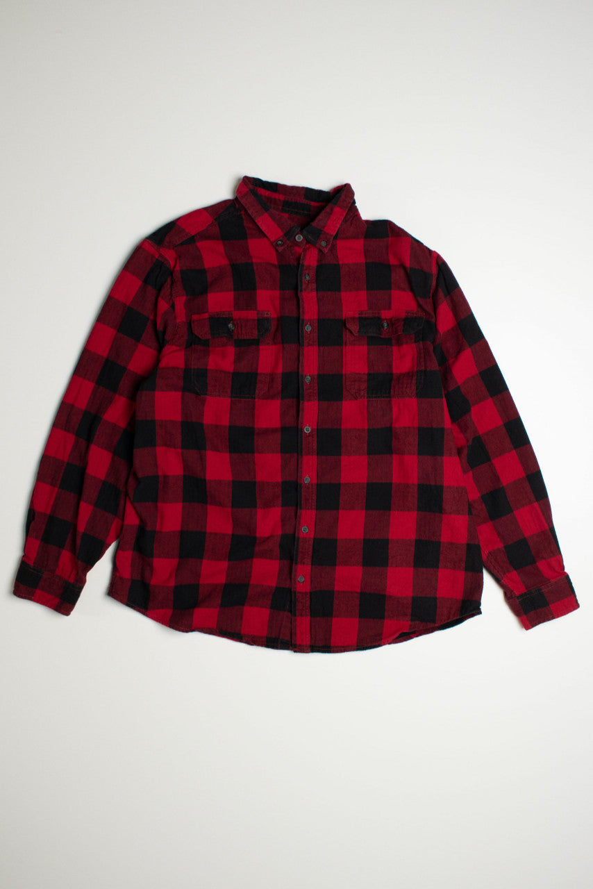Vintage Red George Flannel Shirt